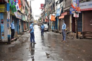 বৃহস্পতিবার ও শুক্রবার সম্পূর্ণ লকডাউন বেশ ভালোভাবেই পালন করলো নবদ্বীপবাসী।