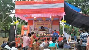 সাংগঠনিক কাজ চালনা করার উদ্দেশ্যে একটি বিজেপির দলীয় মুখ্য কার্যালয়ের উদ্বোধন করেন বিজেপি নদিয়া জেলা উত্তরের বিজেপি সভাপতি আশুতোষ পাল