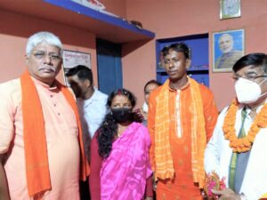 রাখি বন্ধন উৎসব পালন করলেন শালতোড়ার বিধায়িকা  চন্দনা বাউরি