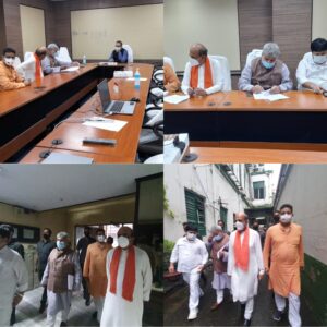 অবাধ ও সুষ্ঠ ভোটের বিষয়ে বিজেপির প্রতিনিধি দল নির্বাচন কমিশনকে একটি চিঠি জমা দিলেন