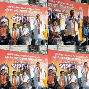প্রিয়াঙ্কা টিব্রেওয়ালের সমর্থনে লর্ড সিনহা রোড ৬৩ নং ওয়ার্ডে বিজেপির পথসভায় বিরোধী দলনেতা শুভেন্দু অধিকারী