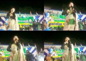 শান্তিপুরে উপনির্বাচনের তৃণমূল প্রার্থীর সমর্থনে ভোট প্রচারে আসলেন বিশিষ্ট কীর্তন শিল্পী অদিতি মুন্সি