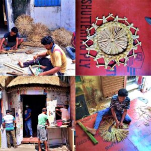 ভবানীপুর ৭৫ পল্লীর  দুর্গা  পুজোর এবারের  থিম 'মানবিক ', আন্তর্জাতিক খ্যাতিসম্পন্ন পুরুলিয়ার ছৌ  শিল্পীদের উন্নতিকল্পে প্রস্তুত করেছে  