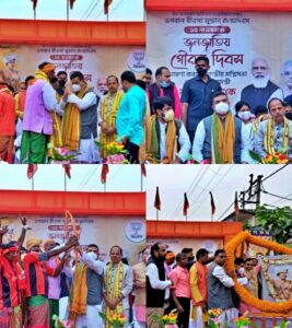 "বিরসা মুন্ডার" জন্মদিন উপলক্ষ্যে পদযাত্রা ও সম্মান জানালেন শুভেন্দু অধিকারী